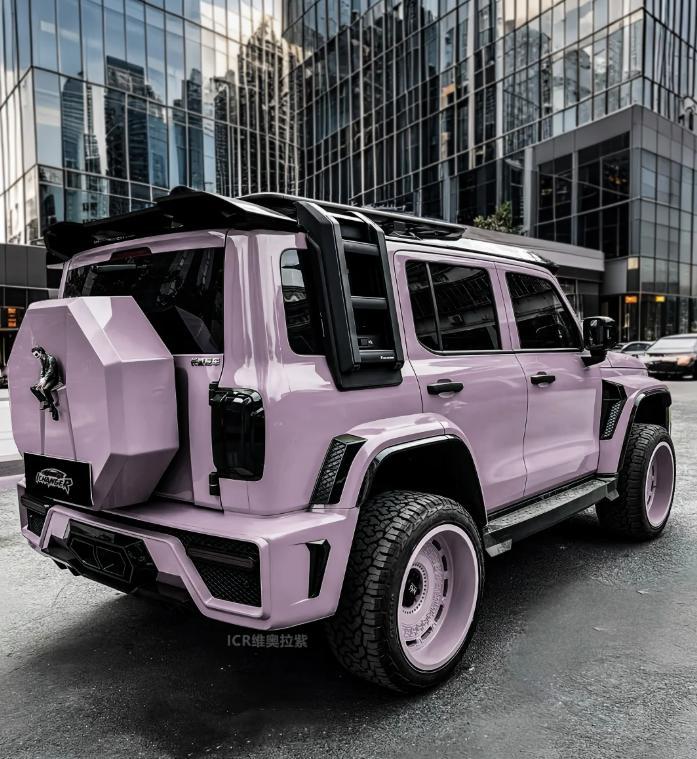 这辆粉紫色坦克300直接美到我心巴上💜以前总觉得越野车太硬朗，直到遇见它才发现