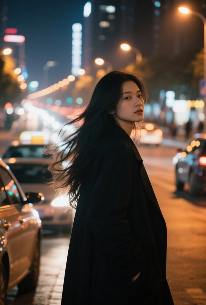 想要清冷感写真？先从一条飘逸长发开始