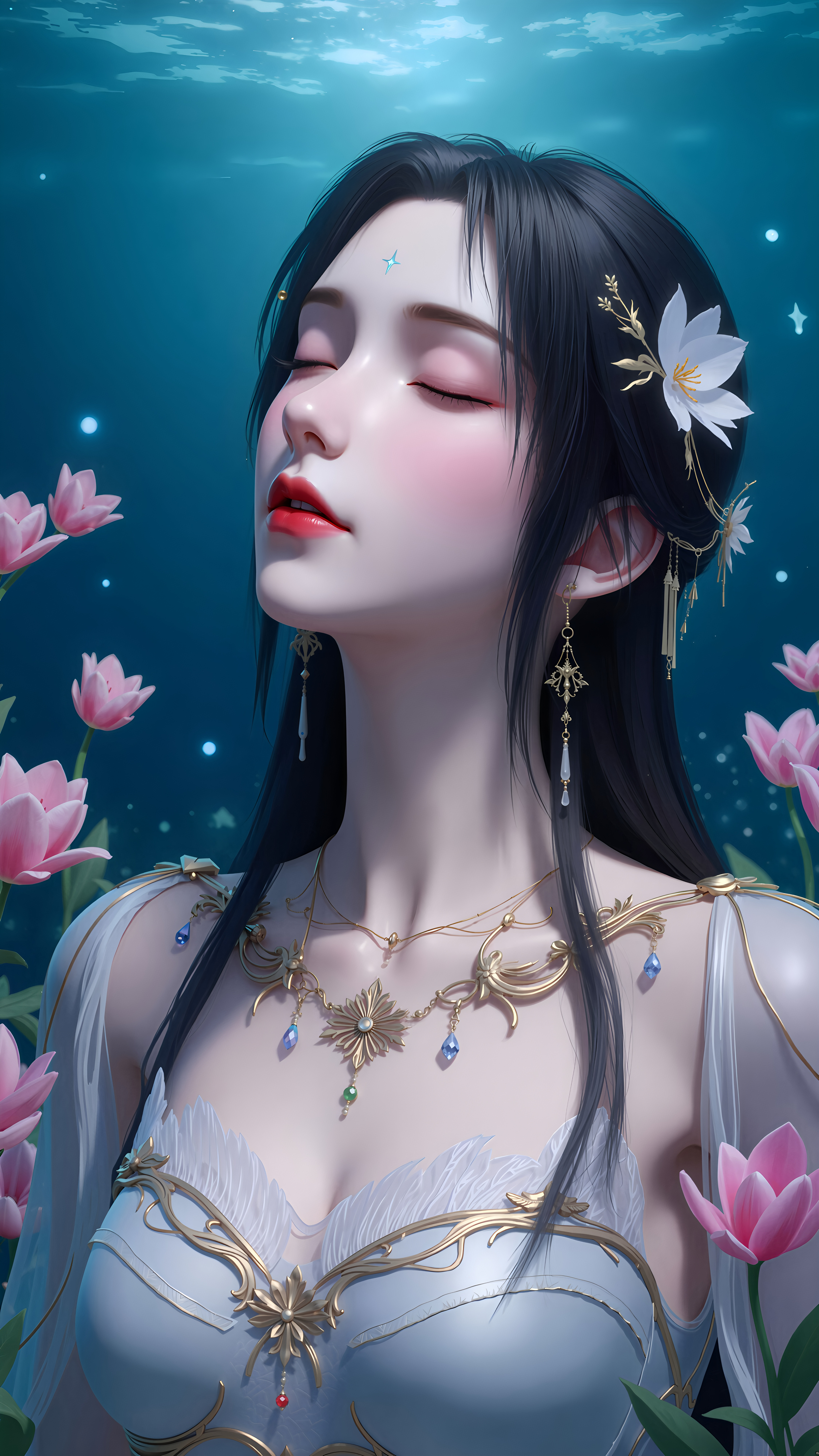 国漫女神壁纸来啦！优雅永不过时！【完美世界】绝美清漪仙子！