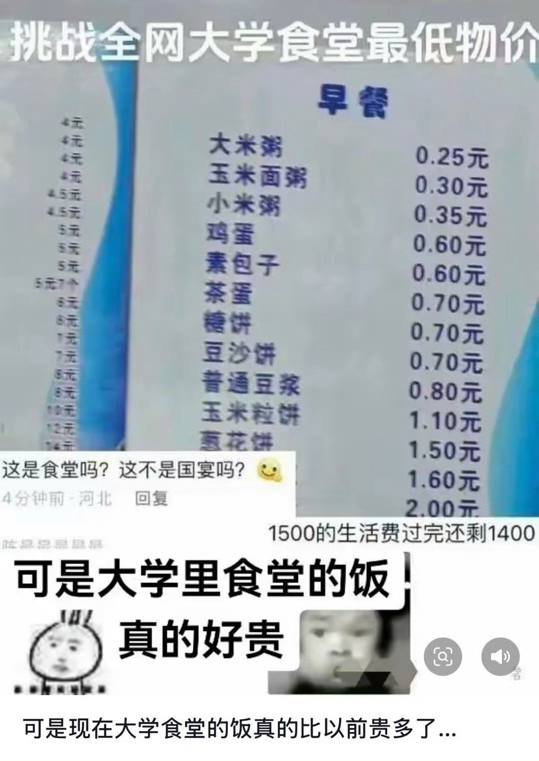 这样的大学食堂简直是国宴啊！​​​
