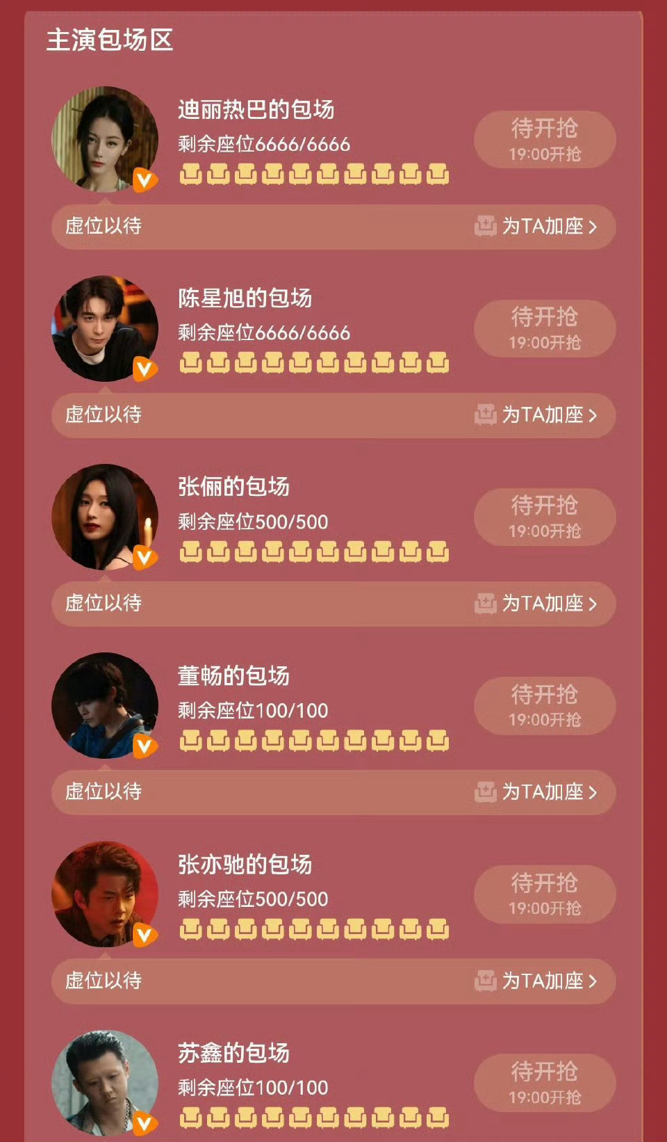 迪丽热巴陈星旭新剧《枭起青壤》今日开播，刘宇宁、白宇、金靖、张凌赫、周柯宇都来包