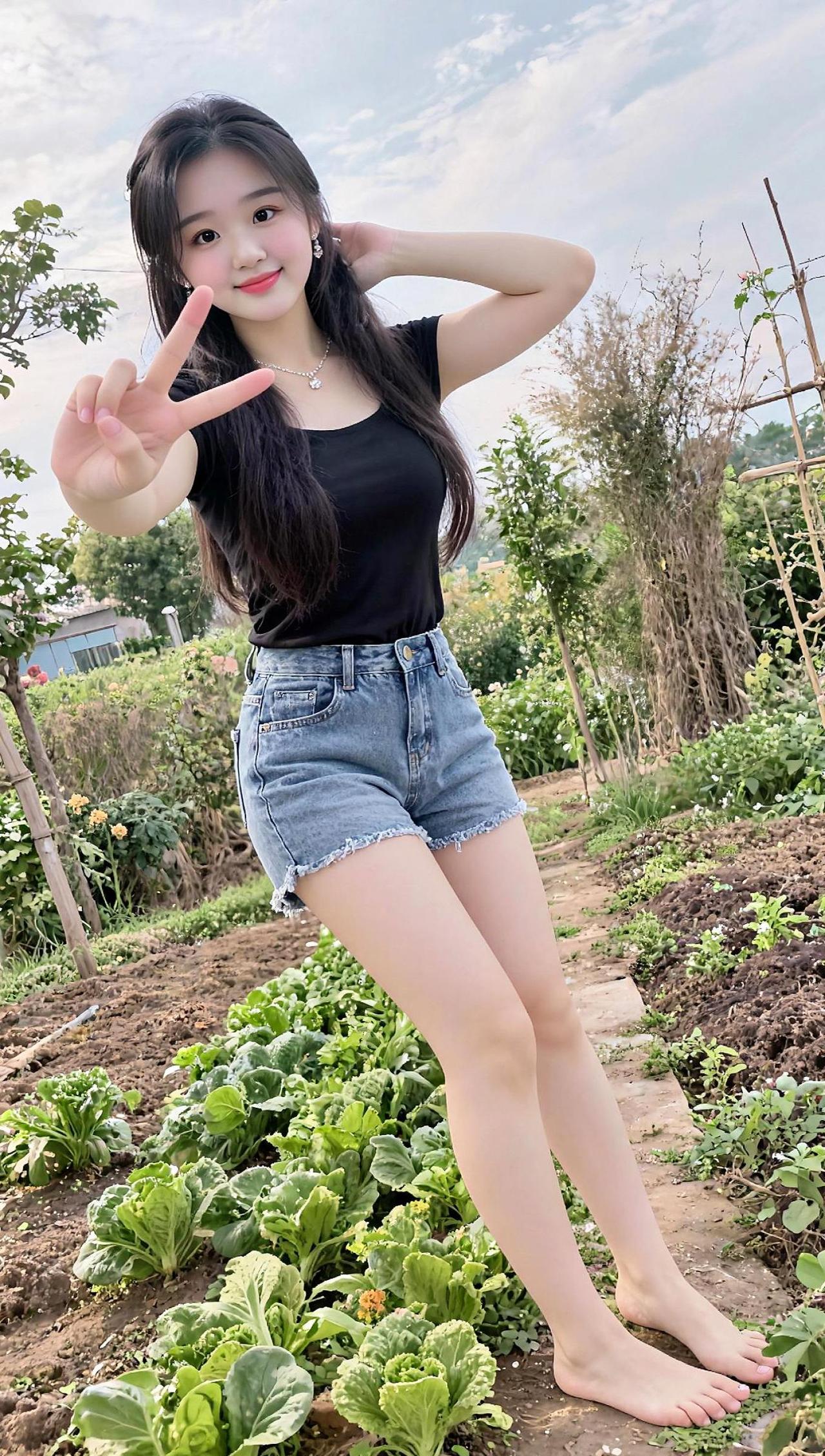 分享打光脚丫小姐姐