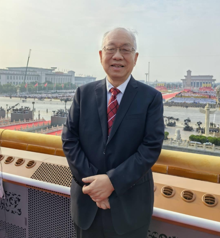参加九三大阅兵的科学家：1、清华大学丘成桐数学科学中心主任、菲尔兹奖得主丘成