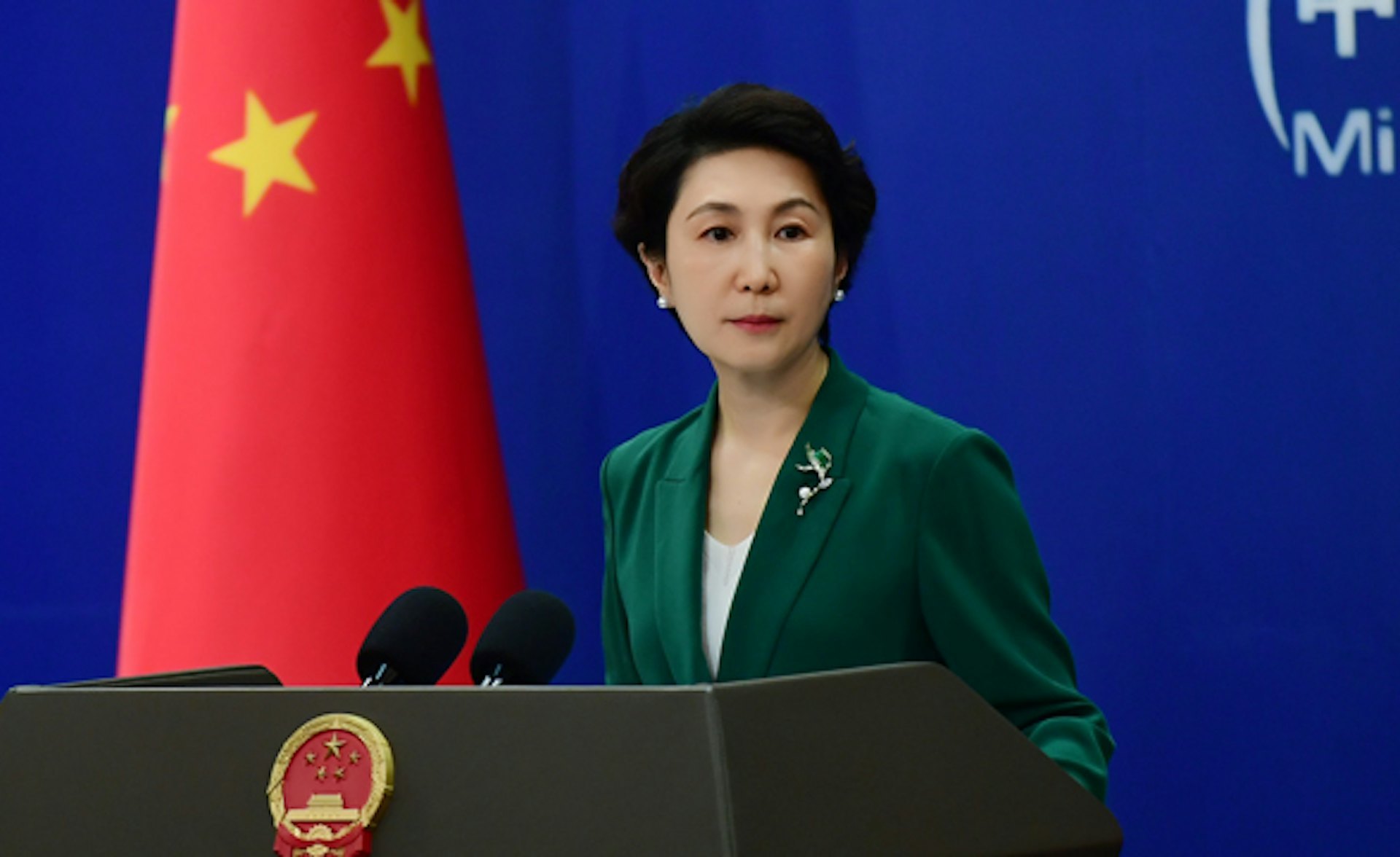 7月10日，外交部发言人毛宁主持例行记者会。有记者提问，北约秘书长吕特本周表示北