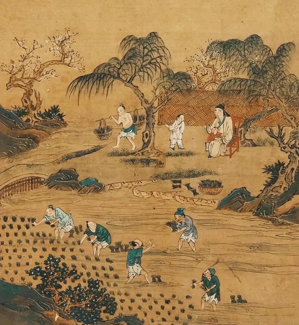北宋元丰年间，江南一块上田连种了三年水稻，第四年插下秧苗，长到半尺就发黄。佃户跪