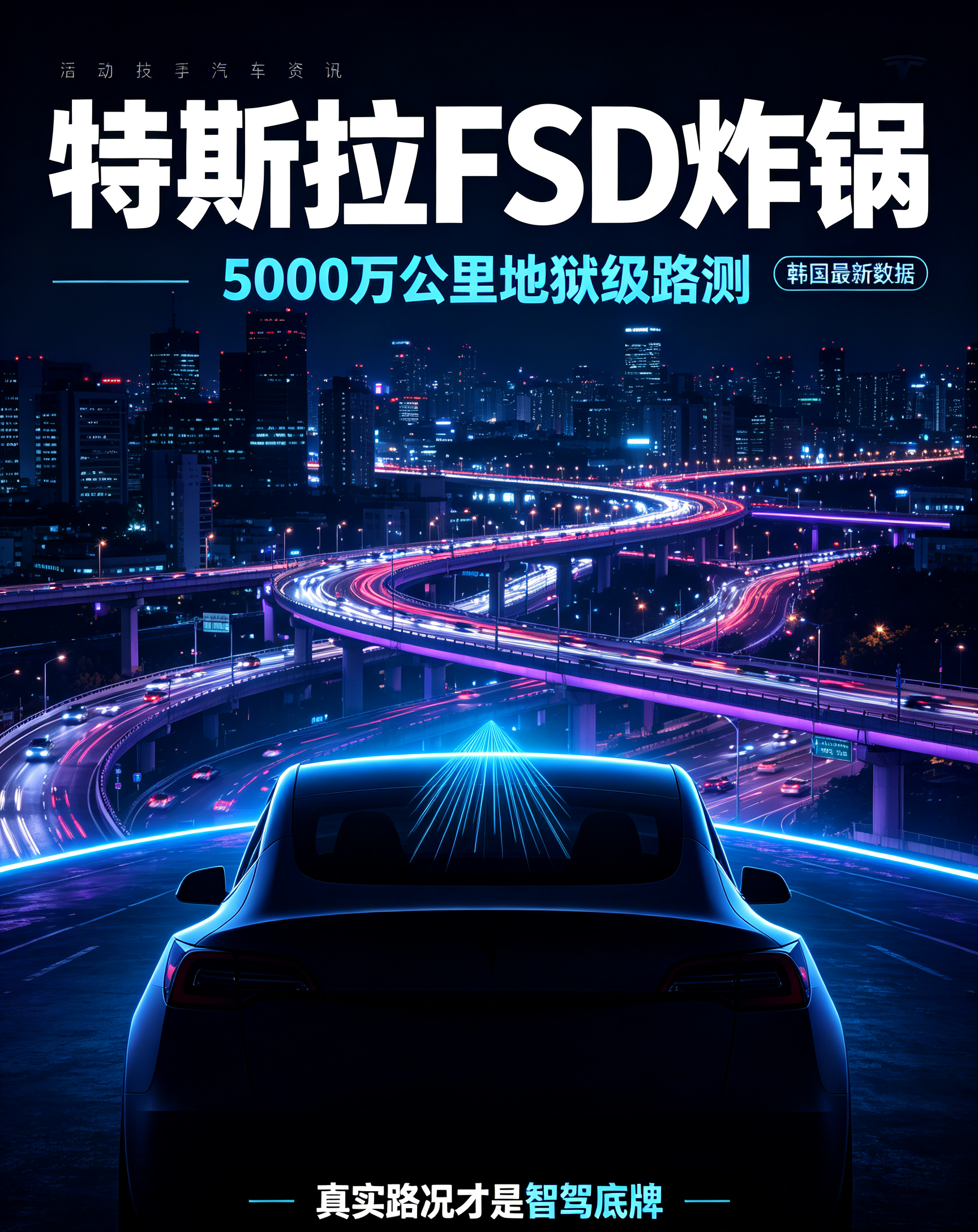 特斯拉5000万公里地狱级实测｜FSD真正的底牌终于暴露很多人以为特斯拉智驾靠算法、靠算力？其实真正