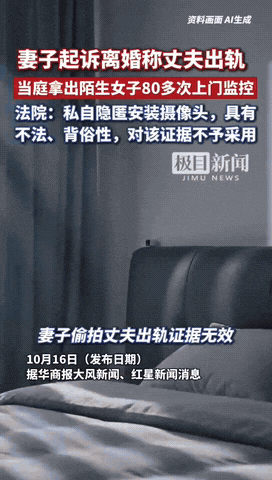 福建厦门，结婚22年的妻子，在卧室藏摄像头拍下丈夫3个月里80多名陌生女性上门，