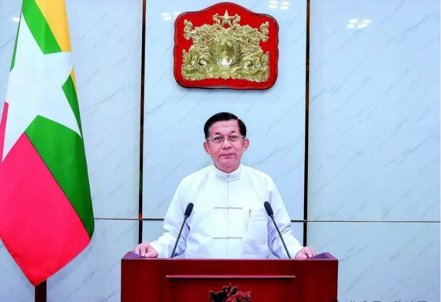 🇲🇲3月31日，缅甸联邦议会人民院代表在首都内比都召开会议，就两名副总统候