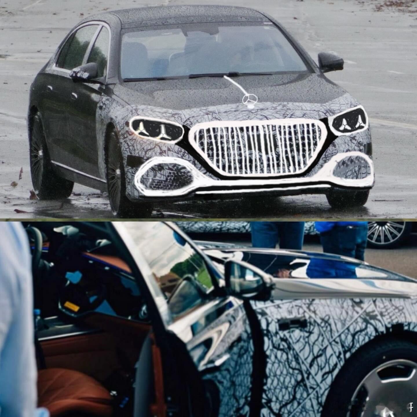 大v聊车实锤了BenzS中期改款EQS同款内饰！除了内饰升级以外，在这个卡