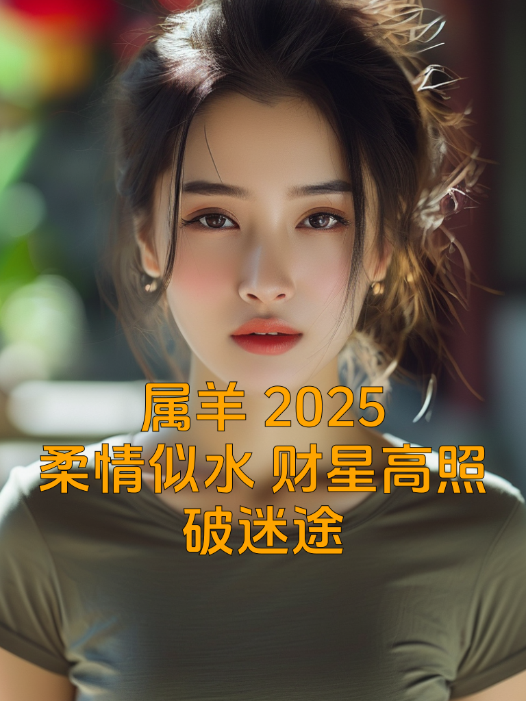 属羊2025：柔情似水，财星高照破迷途