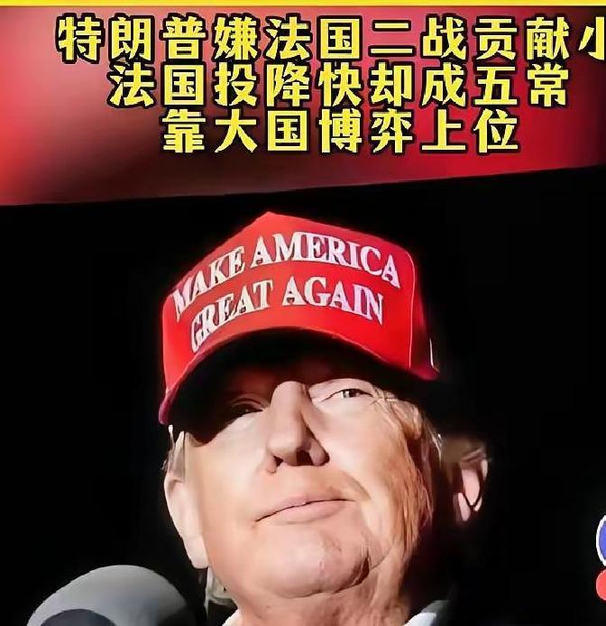 快讯！快讯！美国前总统特朗普突然表态了。话题点在法国。他据报道再次提