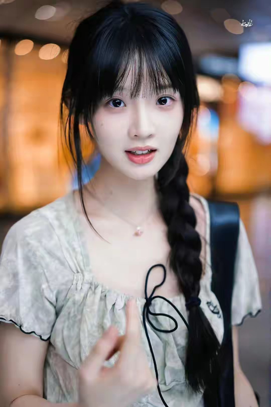 张淼怡也太清纯了吧，五攻击性的长相​​​