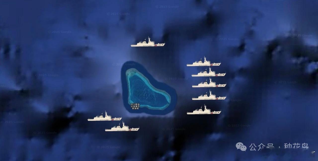 黄岩岛已被中国舰只围得水泄不通！都应该知道，8月13日美国舰艇“希金斯”号侵闯