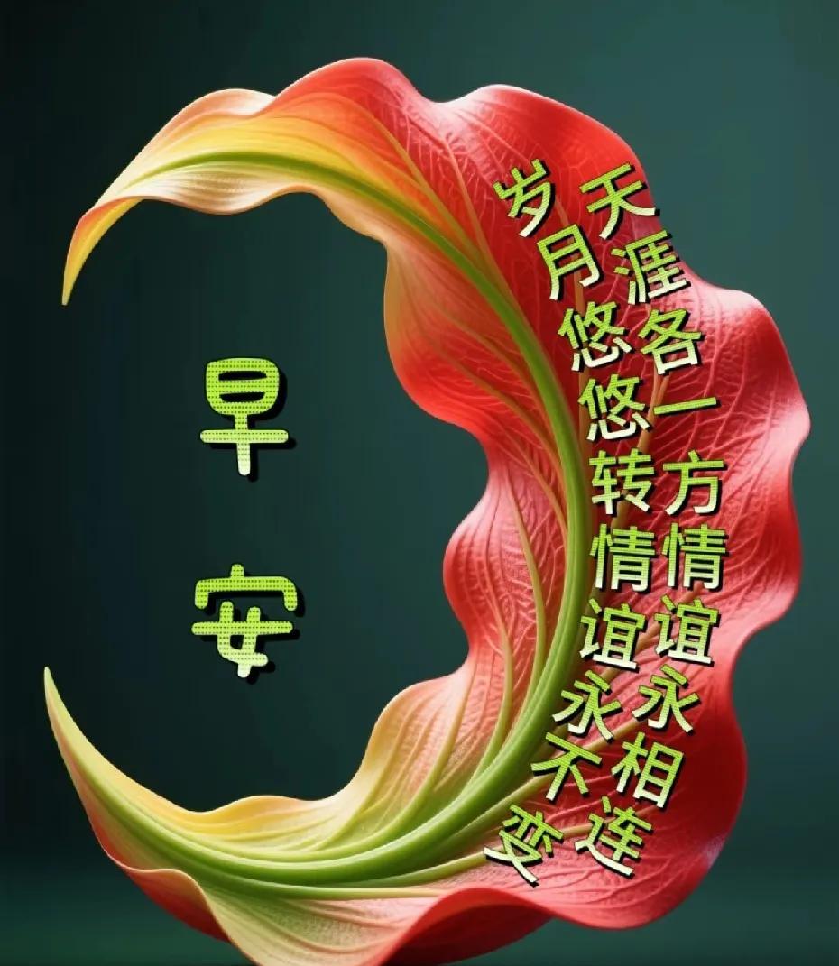 [玫瑰]早上好[玫瑰]轻轻问候写在岁月里，满满祝福留在清晨里。天涯各一方