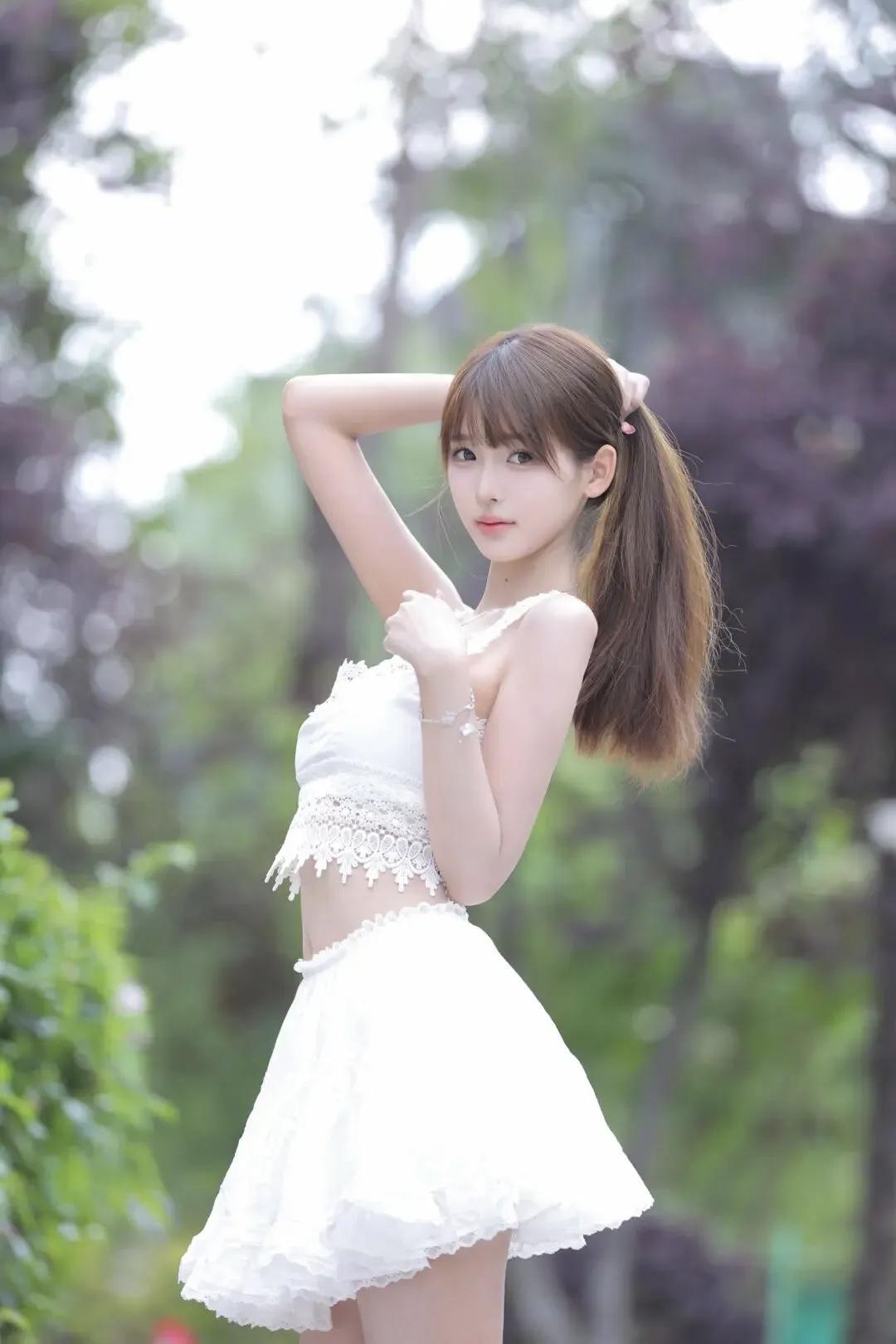 清纯甜美的样子漂亮吗小白裙的一天分享甜美小姐姐随手拍美女究竟能有多美