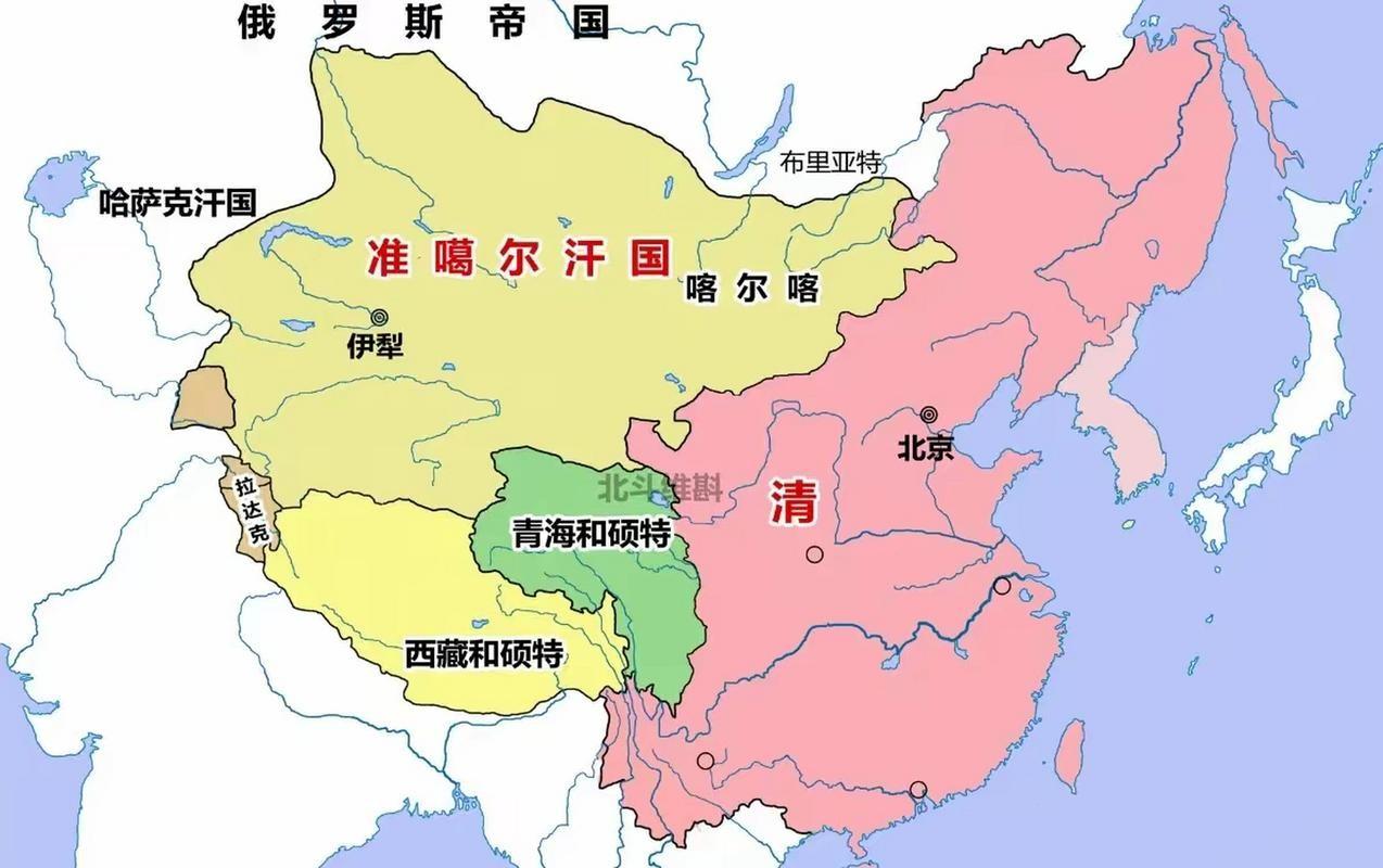 1755年，乾隆灭掉准噶尔，屠尽男丁灭族，对当时的世界造成了极大的震撼，很多人误