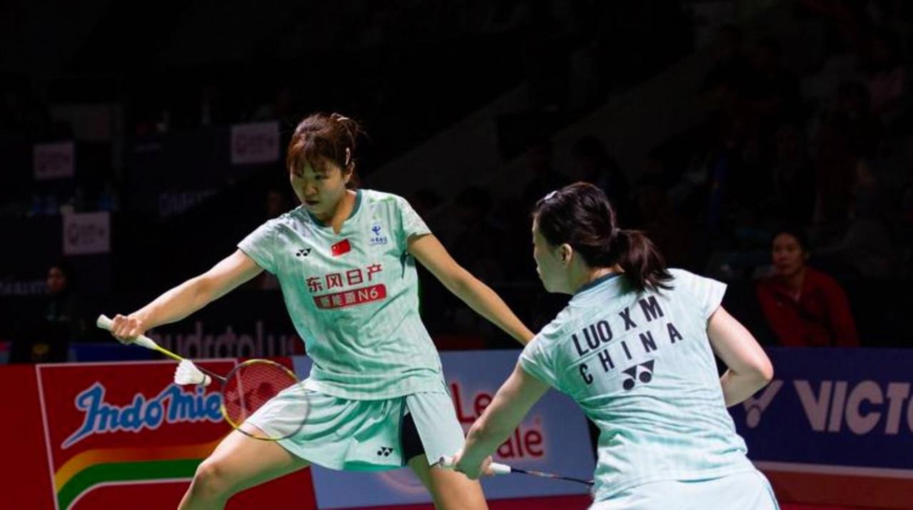 刚刚结束了一场2026年德国羽毛球公开赛女双决赛，囯羽新鲍骊婧/罗徐敏，发挥出色