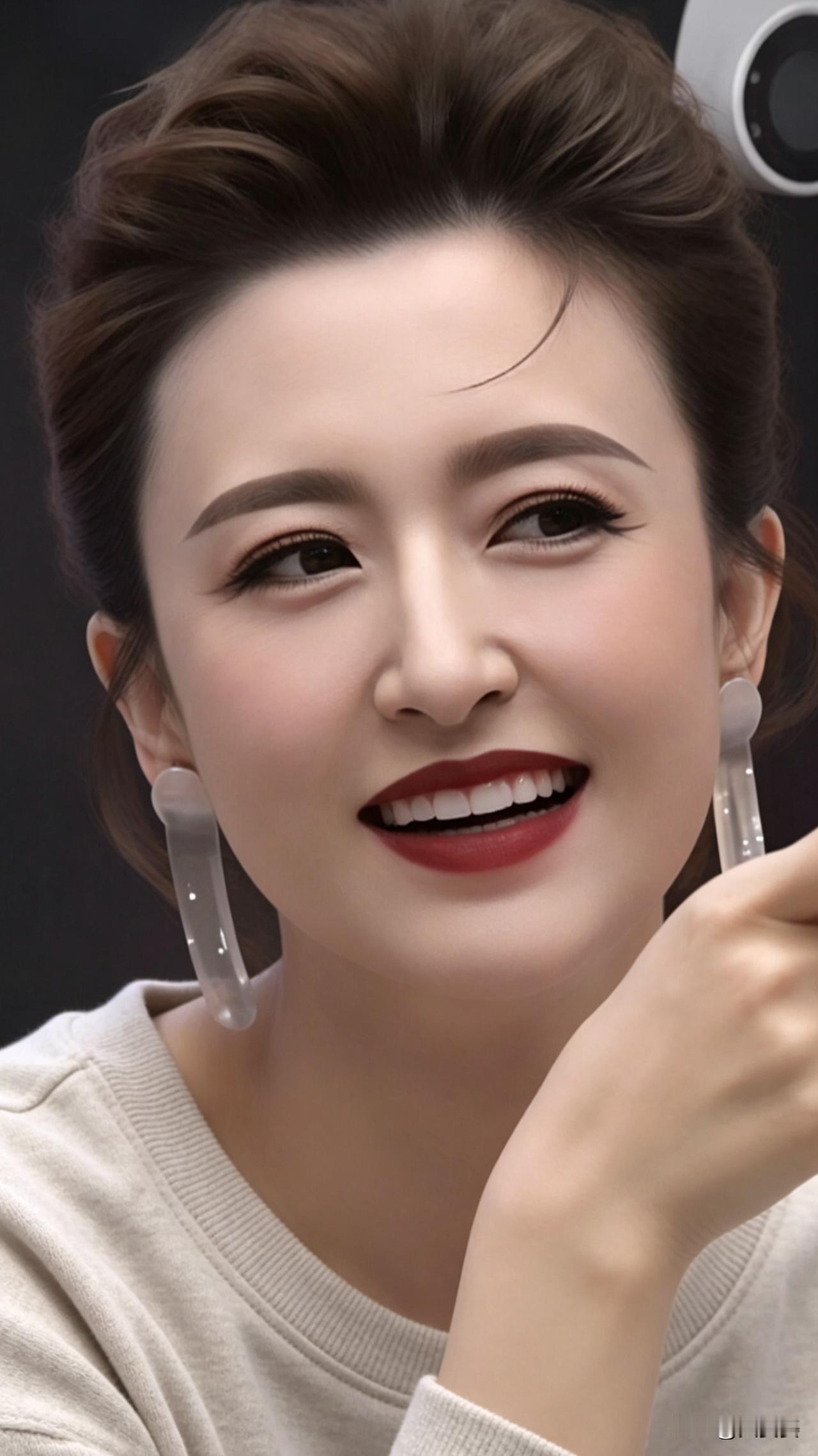 这好像是位主持人，不知道叫什么了？