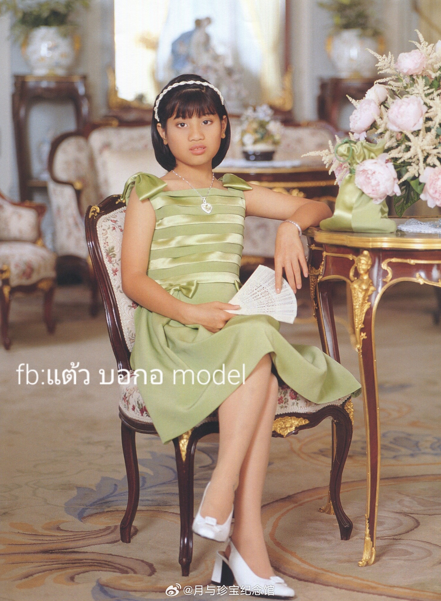 王室王室泰国王室镇宅暹罗往事老照片：1997年6月10日，十岁的镇宅为