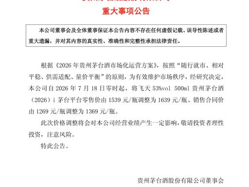 茅台卖不动，还涨价，感觉在玩一手涨价去库存。就和当年的房子一样，越涨越抢，但越跌