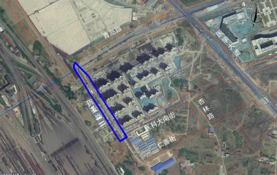 济南西部有望新添一条道路！近日，济南市发布了一项道路建设项目的用地范围。该条