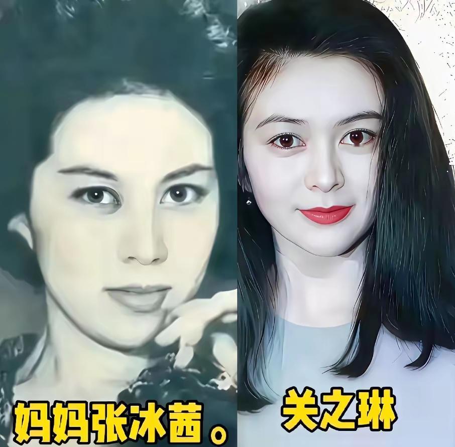 看完老牌港星母亲的照片，才明白美貌大多都是有迹可循！关之琳的母亲颜值直接惊