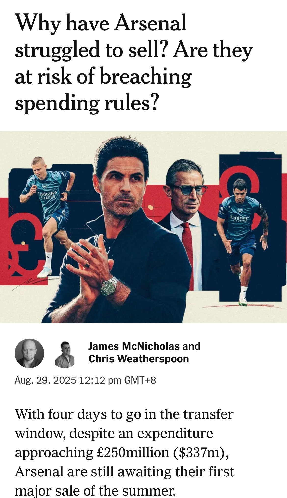 TheAthleticJamesMcNicholasandChris