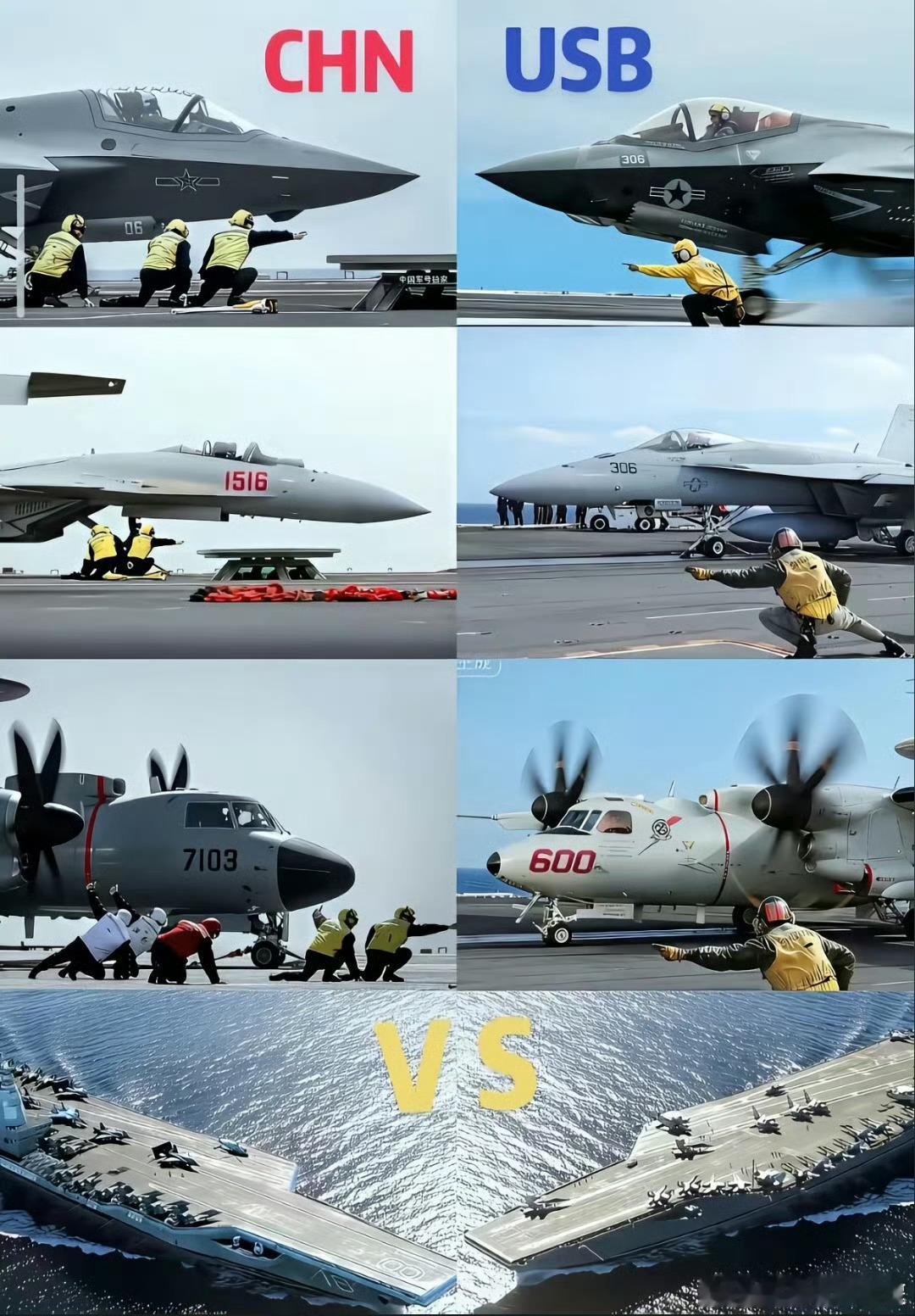 中美航母舰载机对比，高下立判