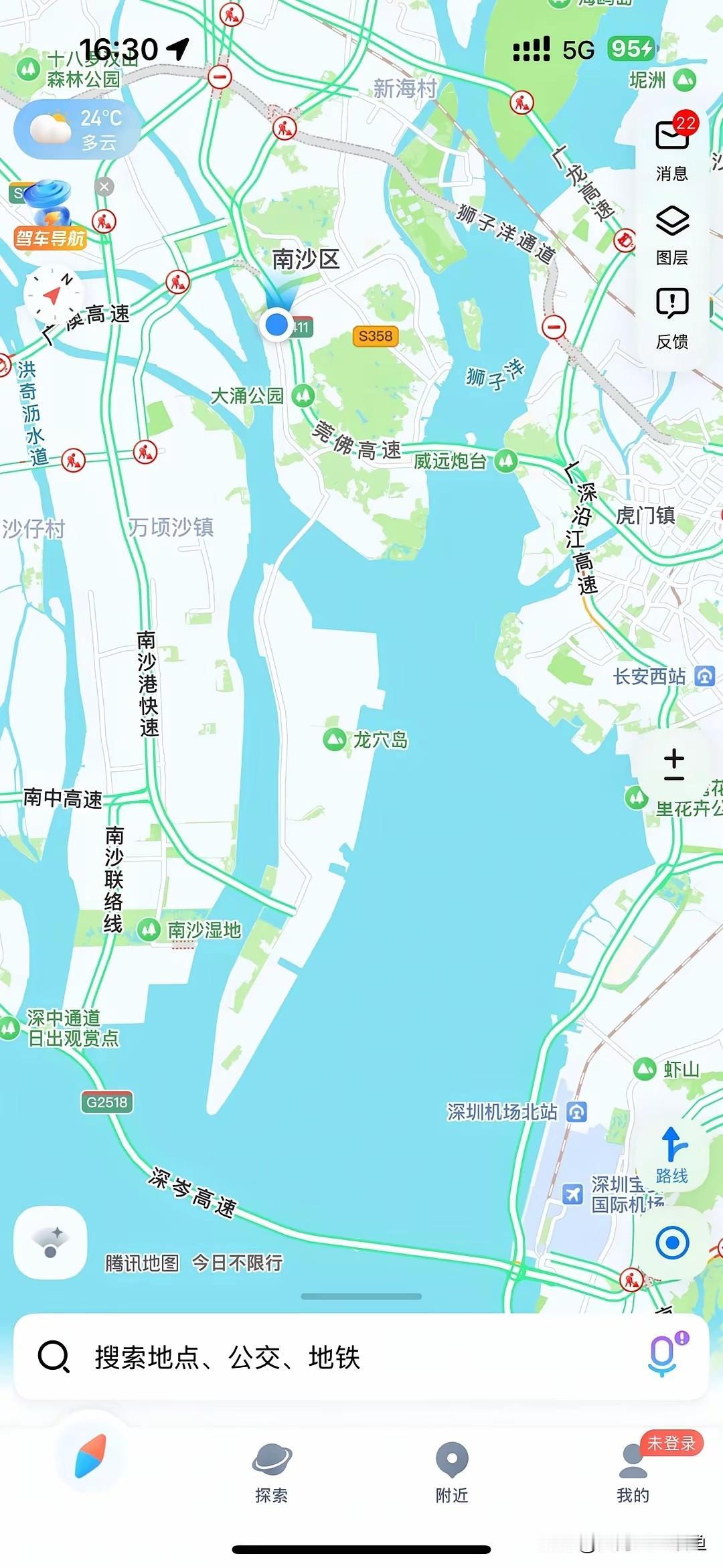 南沙要是划给深圳，估计现在沙井的房价得往下降一半。别觉得夸张。深圳现在缺地