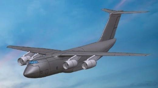 伊尔-76产能不足，俄再画新型运输机大饼近期，俄罗斯宣布开始研发两款新型运输机：