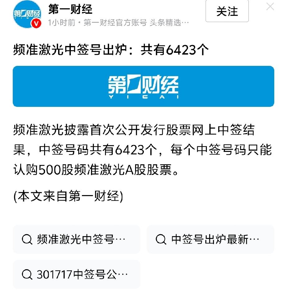 中签号已经出来了，但是我的身高还没有动静，估计想挣这个喜钱是没戏了，祝大家都能中