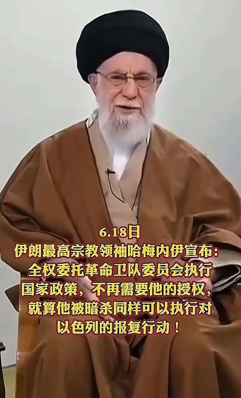 老爷子终于拨云见天日，想通了，不容易啊！哈姆内伊也看出来了，此时放权最得民心，