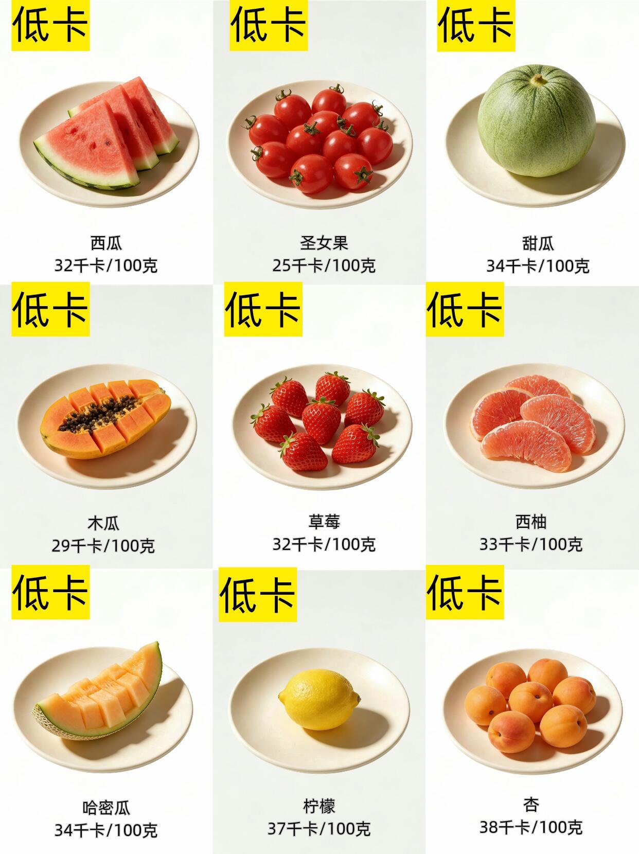 西瓜竟然是低卡水果