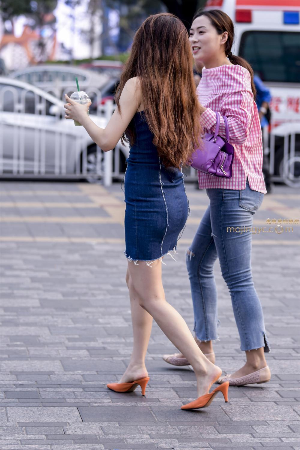 街拍206-花秋诗篇女生,白日清宵是散仙开月入衣服剪图片