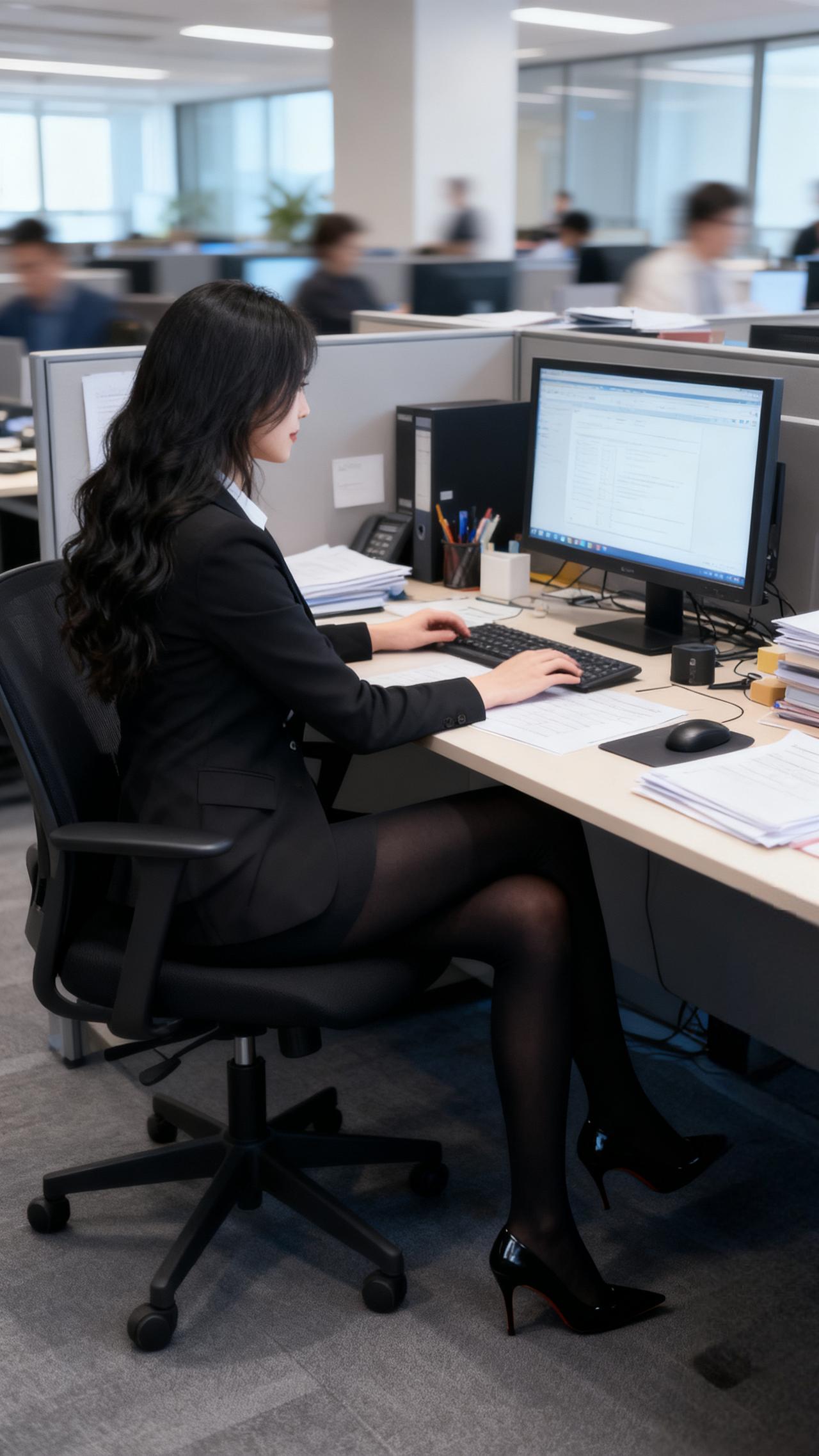 高跟鞋的女性魅力在哪里?高跟鞋的女性魅力可太足了。就说尖头细高跟，虽好看却累人