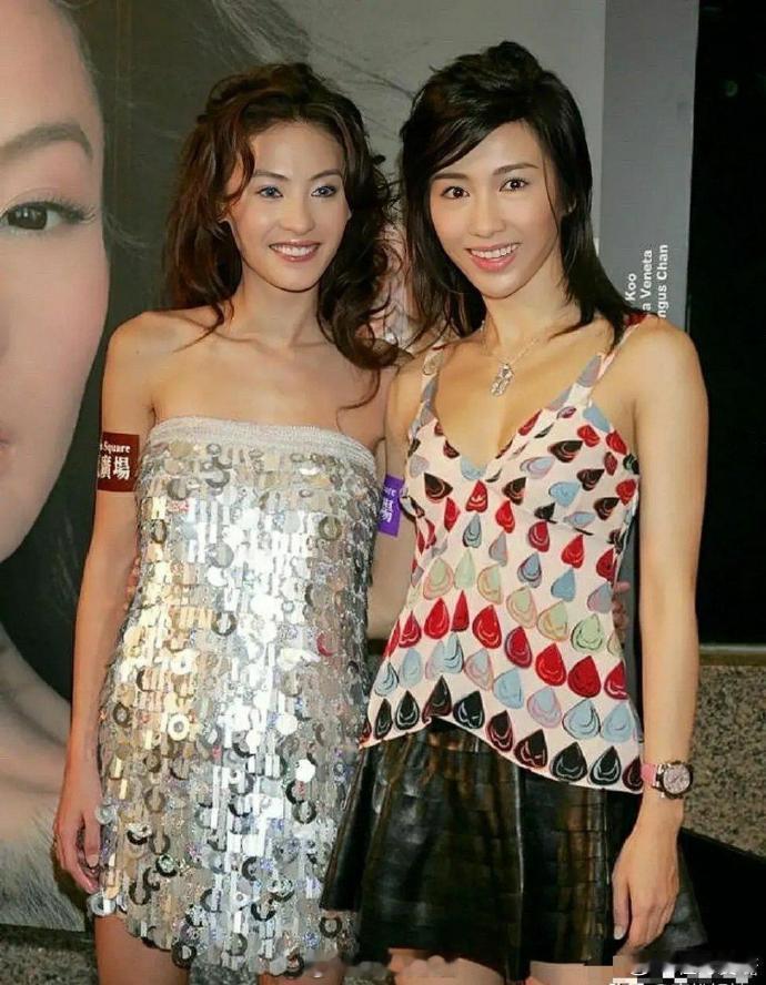 美女果然是对比出来的，当黎姿和张柏芝站在一起，瞬间变普通了……可惜了张柏芝