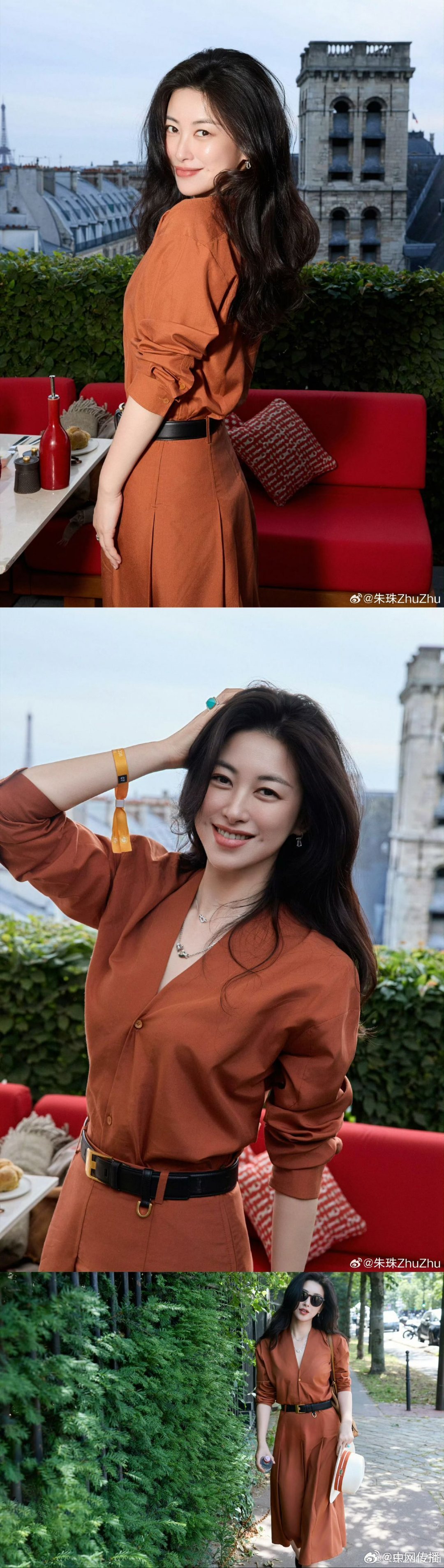 比朱珠美貌更夯的是她的衣品朱珠审美的含金量还在上升不靠堆砌大牌也能穿出贵气，朱珠