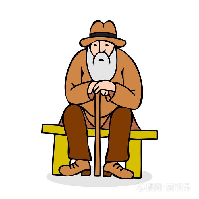 农村穷老人因为没有退休金，最后被儿媳妇撵了出来。我同学的爷爷，在老叔老婶家里养老