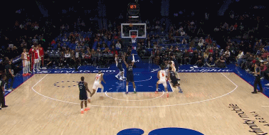 76人2+0+3！连追5分！