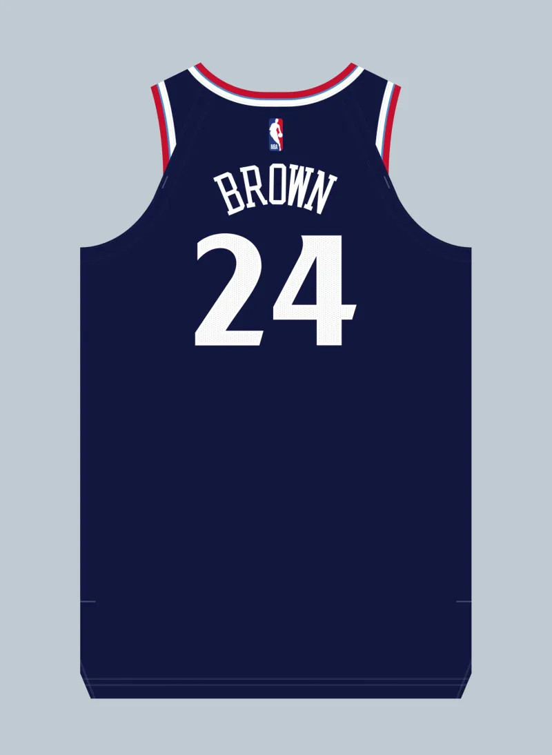 【🏀科比·布朗新赛季换24号升级🎉】洛杉矶快船新星，科比·布朗，在新赛季里，