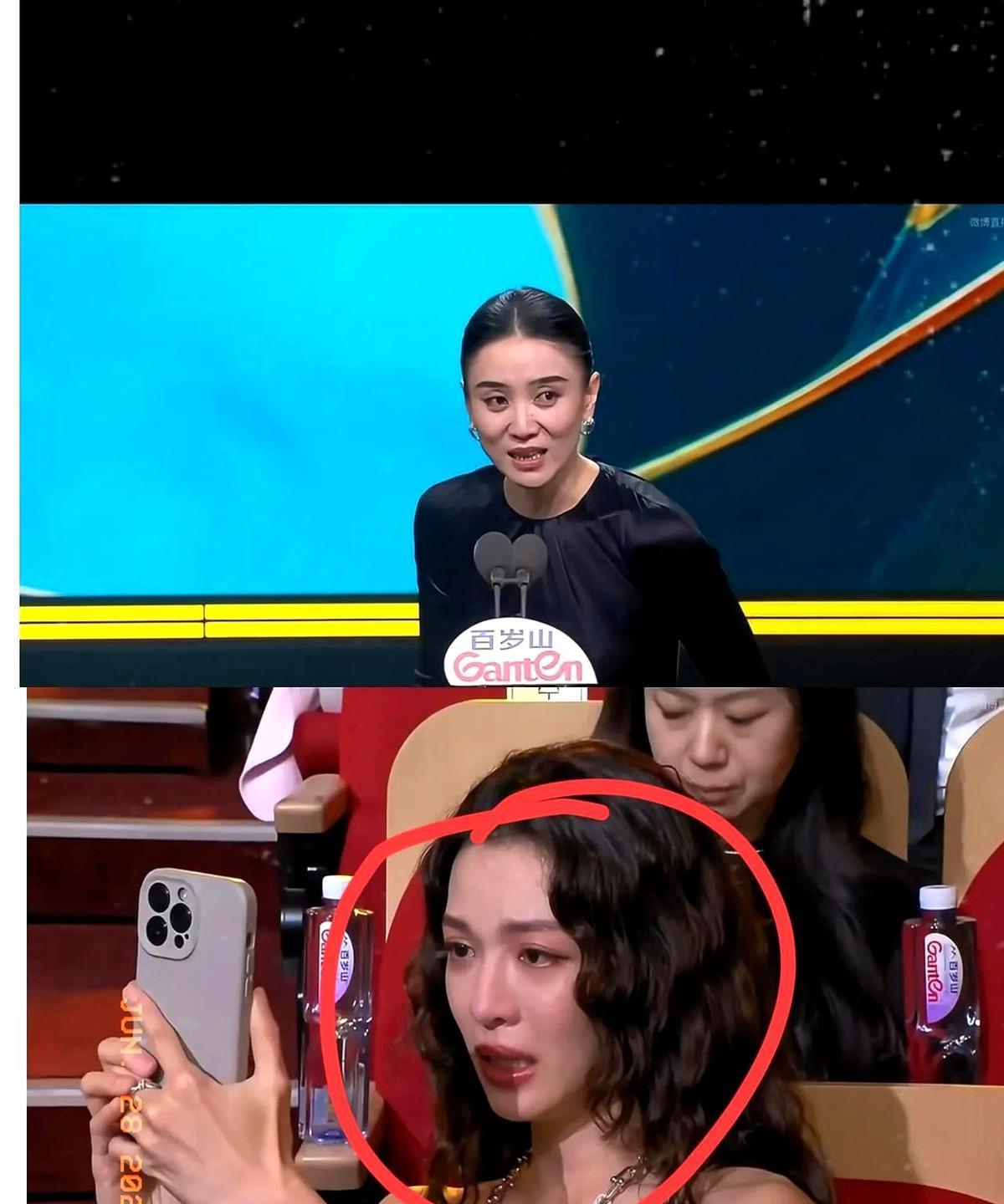 白玉兰奖颁奖典礼上，宋佳拿奖了，对吧？但是！你看到钟楚曦了吗？她哭得那个惨啊
