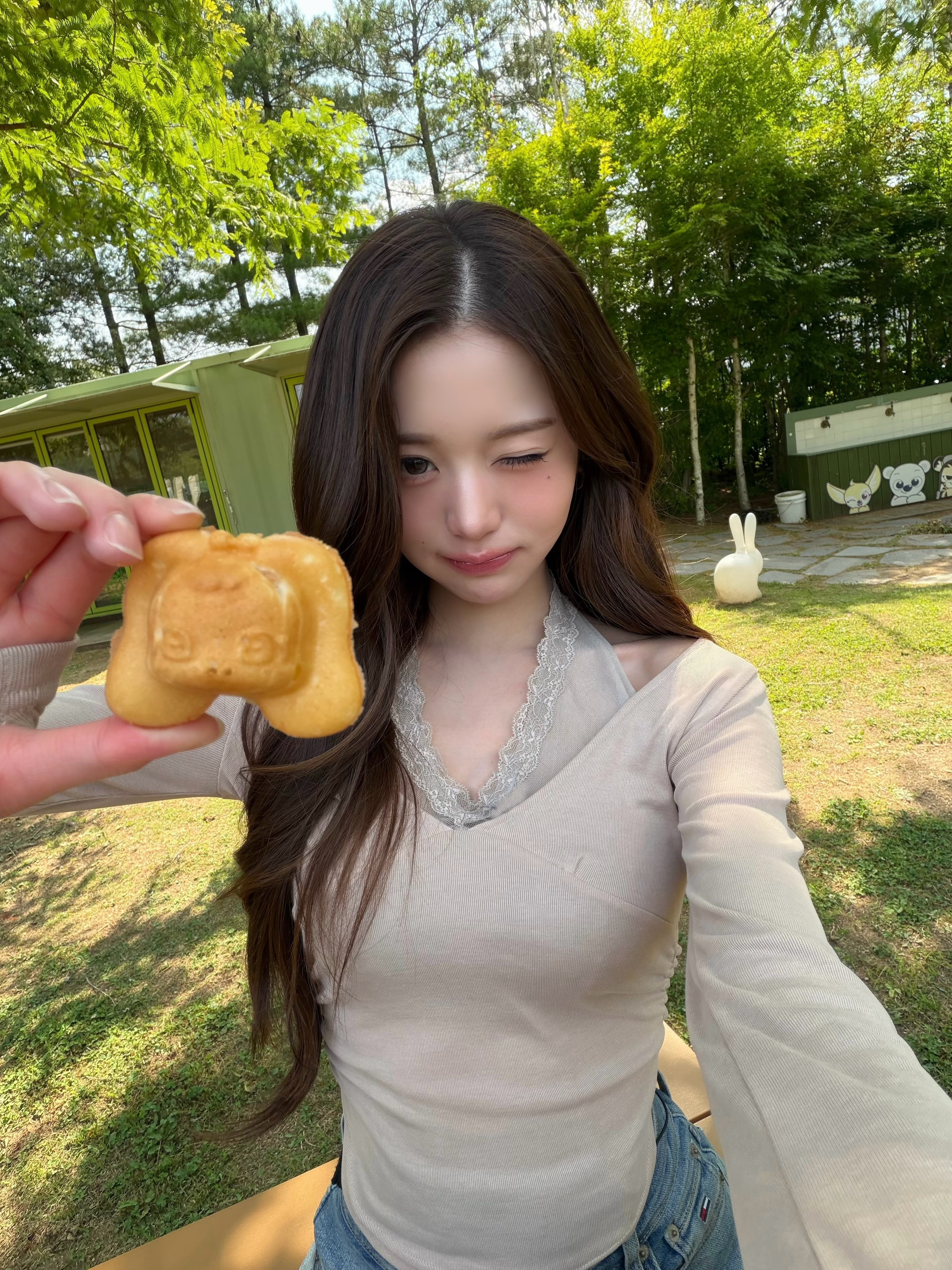 张元英穿搭基础身材就不基础