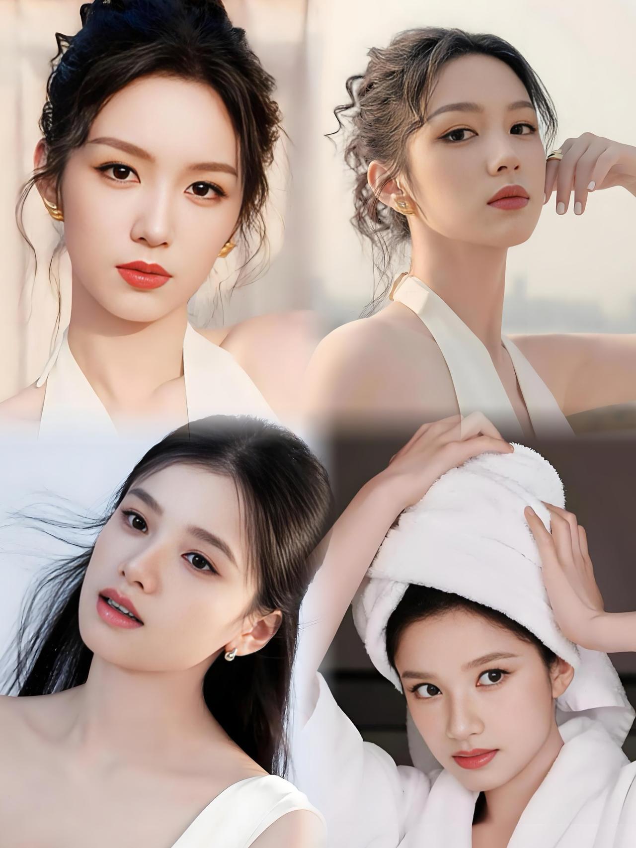 张婧仪与周也，究竟哪里像？近来写《野狗骨头》的时候有人看到主演张婧仪的剧照