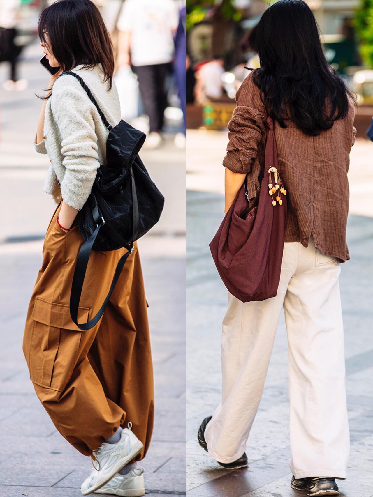 舒服又好看的春季街拍！每套都把松弛感拿捏得恰到好处。软乎乎的卫衣、垂感衬衫、慵