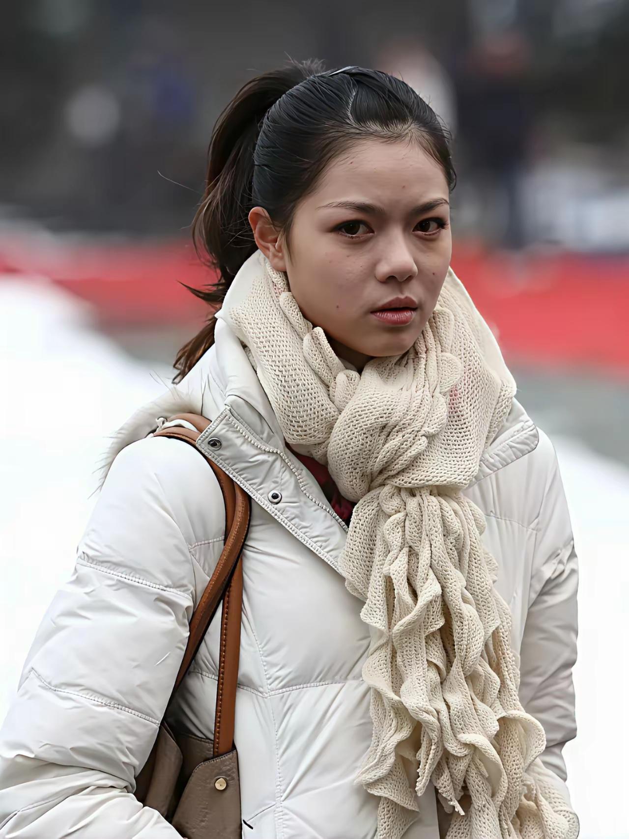 原来这竟然是钟楚曦出道前的样子，那时候的她样貌方面也是平平无奇，鼻子和嘴巴跟