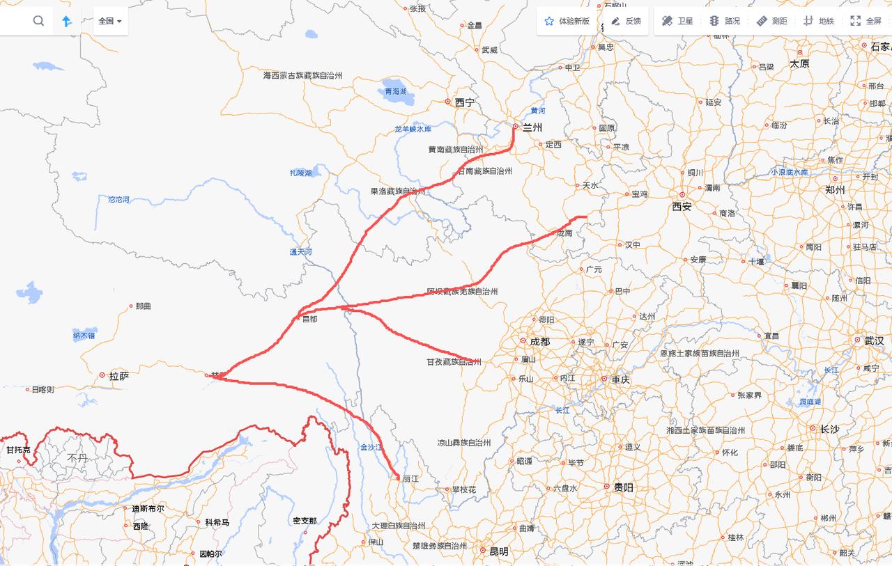 拉萨高速直通昆明，大概还需要多少年？拉萨高速直通成都，大概还需要多少年？拉萨
