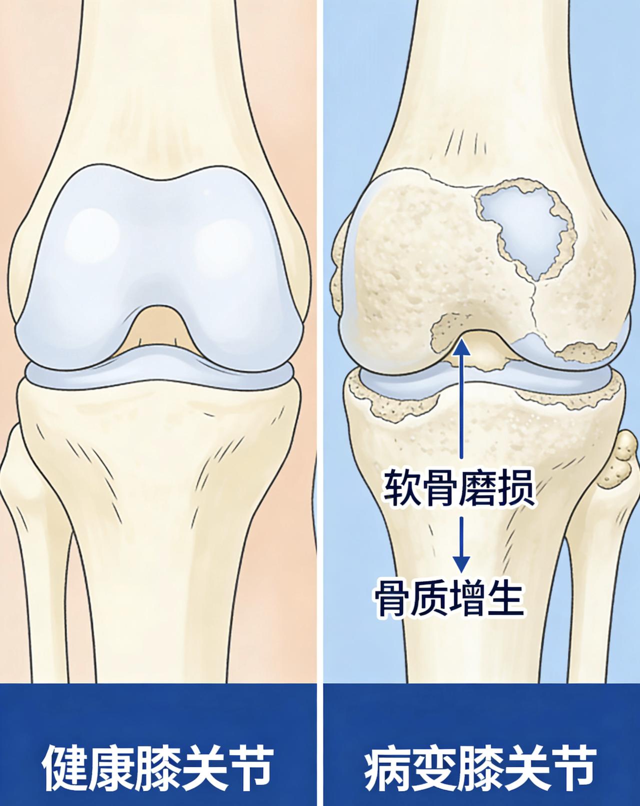 膝盖疼别乱补钙！膝关节骨性关节炎真相大揭秘🤦‍♀️很多人总觉得膝盖疼就是“