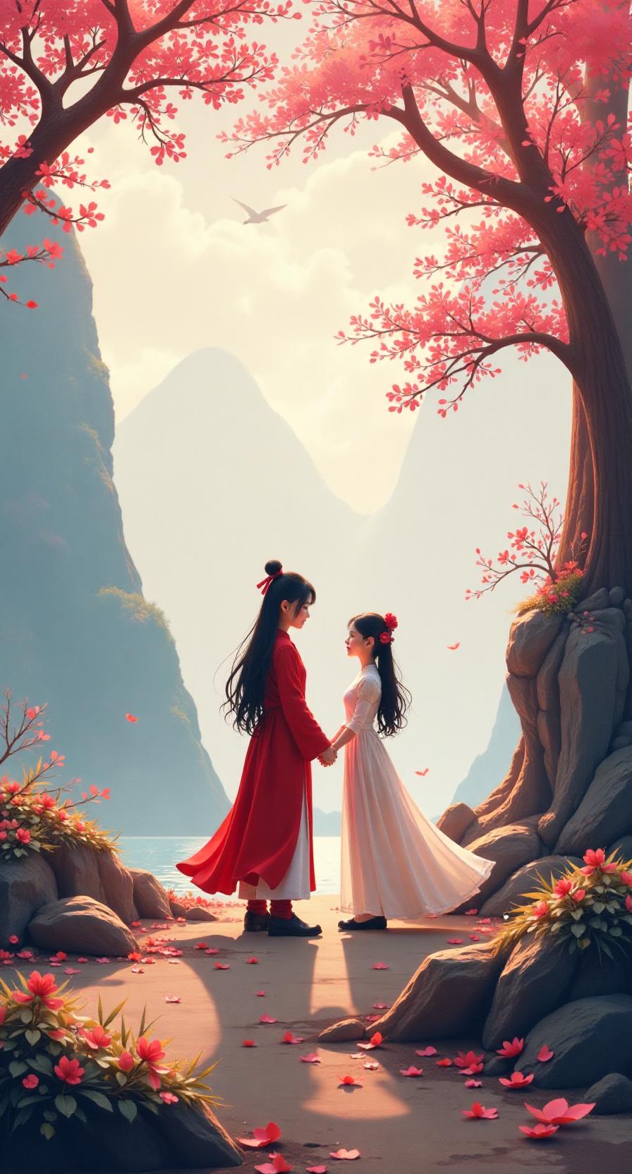 上联：诗山寻妙句，诚邀下联：画海绘奇景