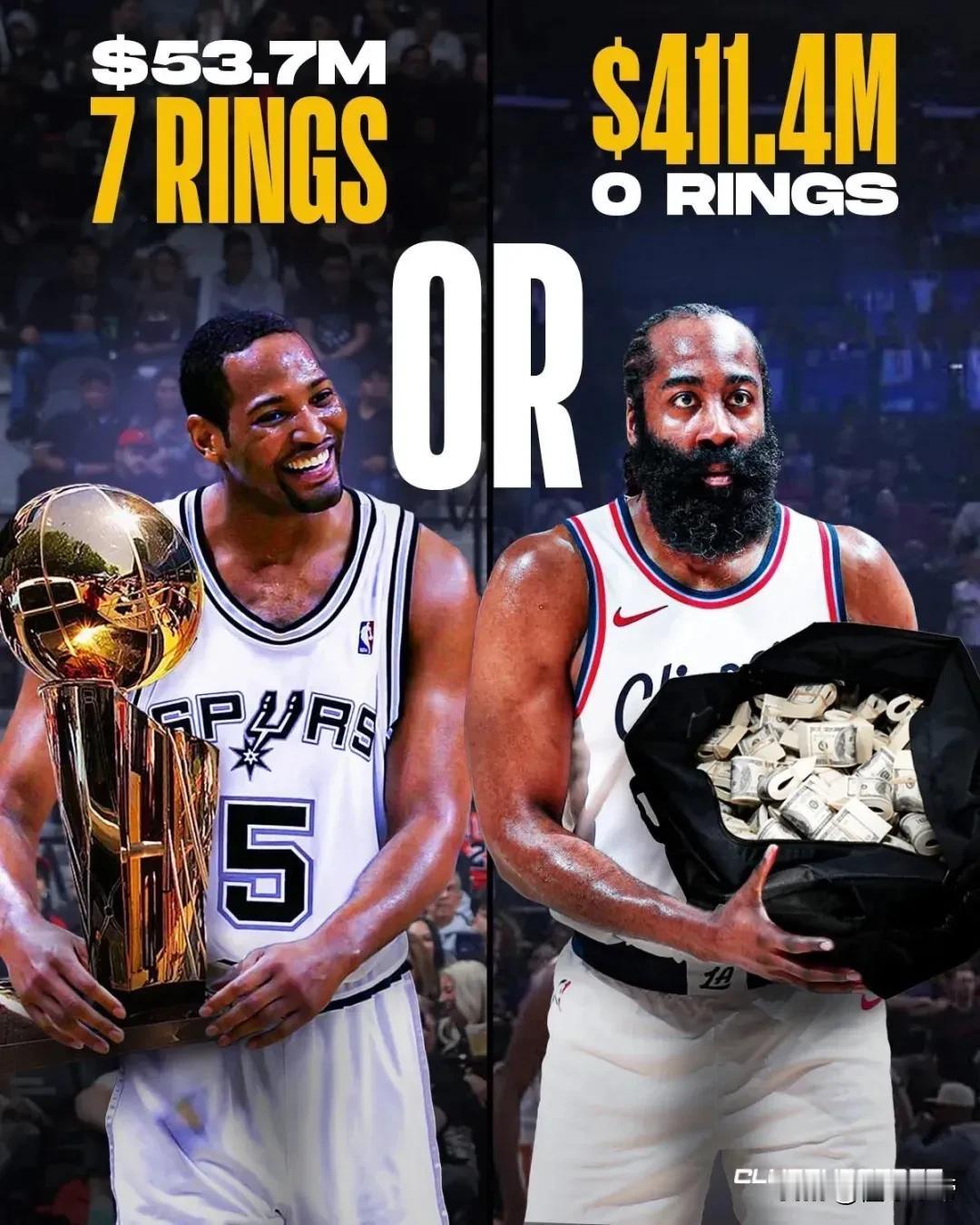 我要这7座总冠军有何用？霍里职业生涯仅仅只挣到5370万美元薪资！今天NBA