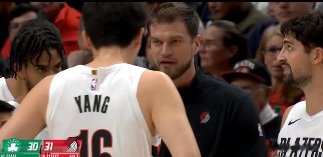 杨翰森全场+6的正负值，而开拓者恰恰就赢了凯尔特人6分！开拓者队114比108